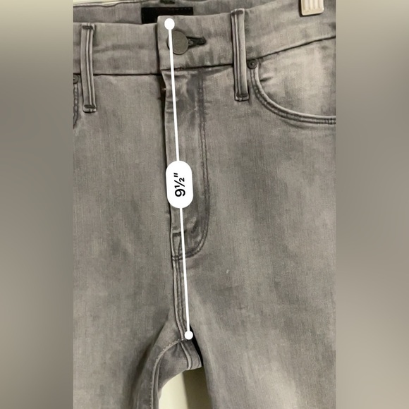 Mother High Waisted Looker Ankle Fray Color Dancing in the moonlight 25 Stretch - Picture 7 of 15